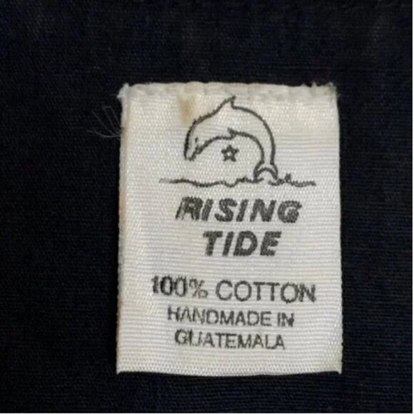 Rising Tide Made in Guatemala Patchwork Print Embroidered Vest Size Small to Med - Picture 6 of 7